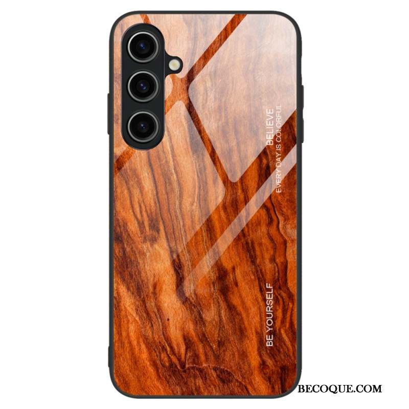 Coque Samsung Galaxy A15 5G Verre Trempé Design Bois