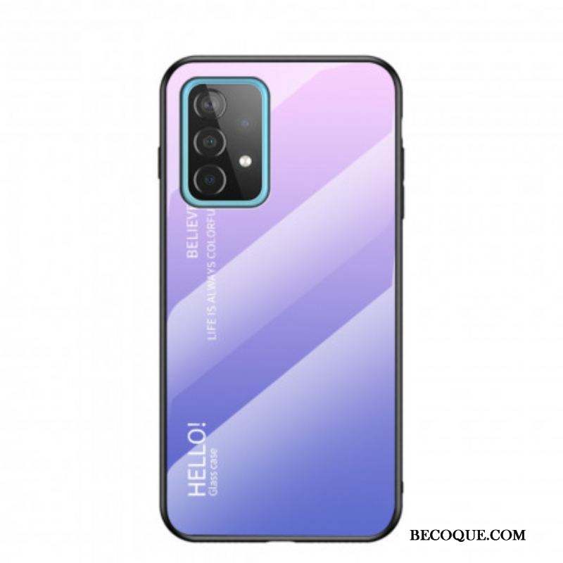 Coque Samsung Galaxy A52 4G / A52 5G / A52s 5G Verre Trempé Hello