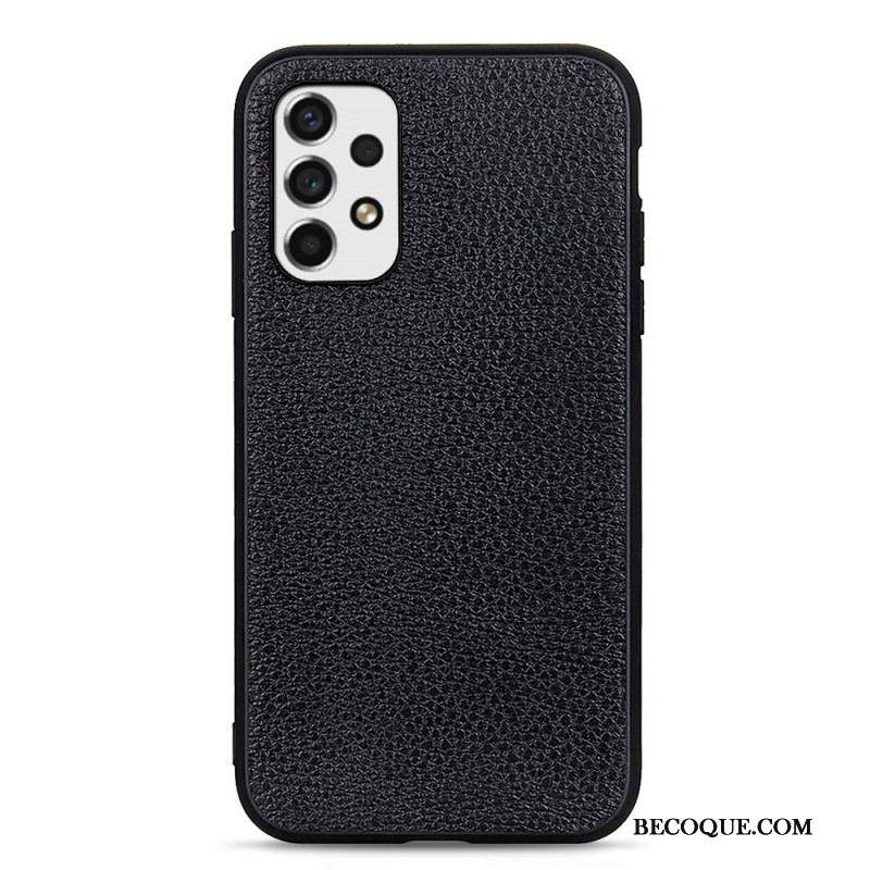 Coque Samsung Galaxy A53 5G Cuir Litchi Véritable