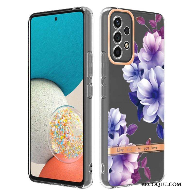 Coque Samsung Galaxy A53 5G Transparente Florale