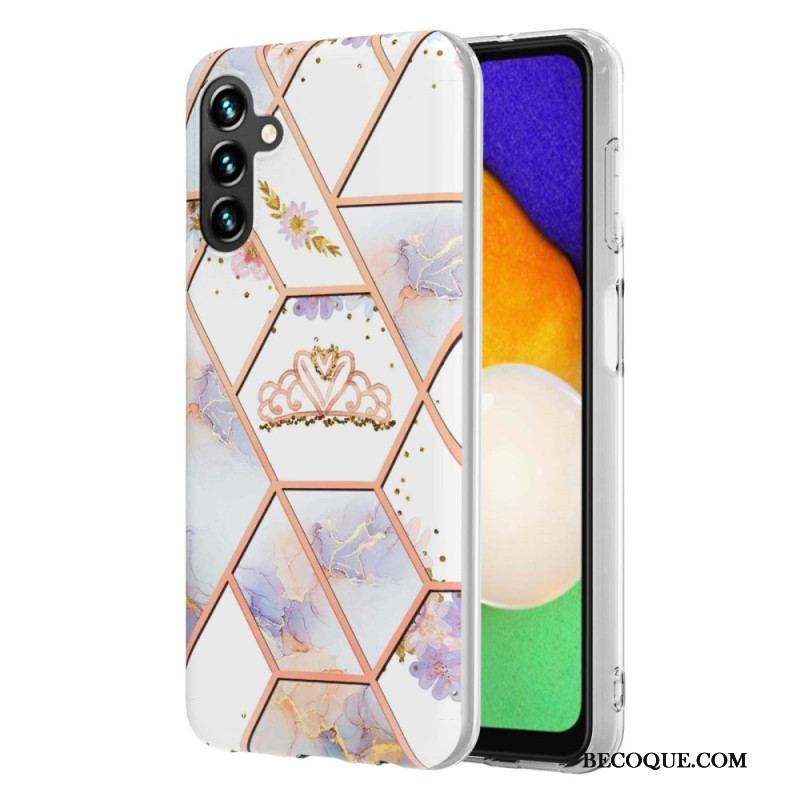 Coque Samsung Galaxy A54 5G Marbrée Florale