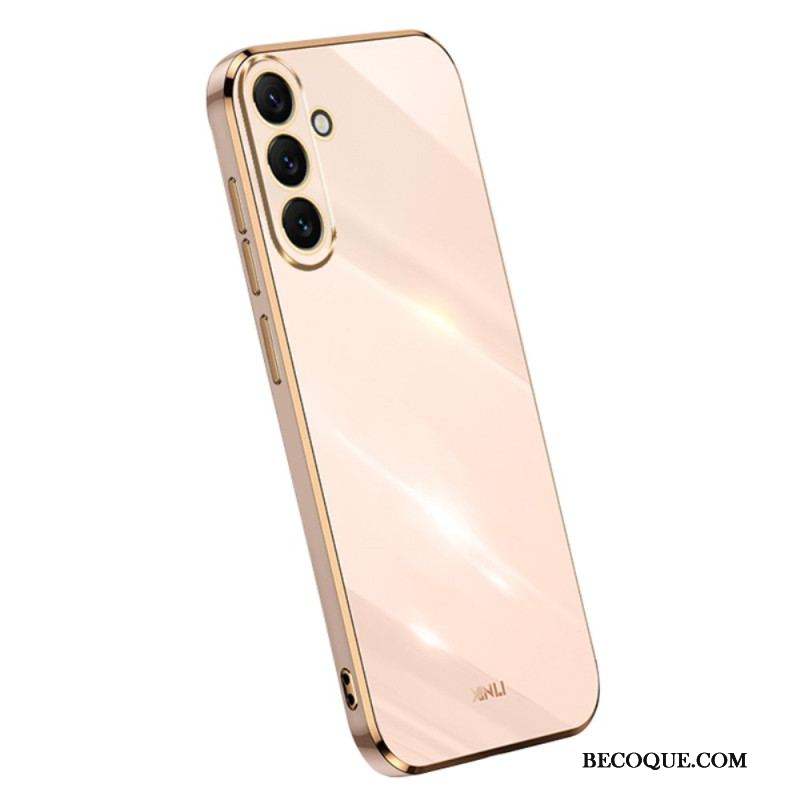 Coque Samsung Galaxy A54 5G Silicone Rebords Dorés