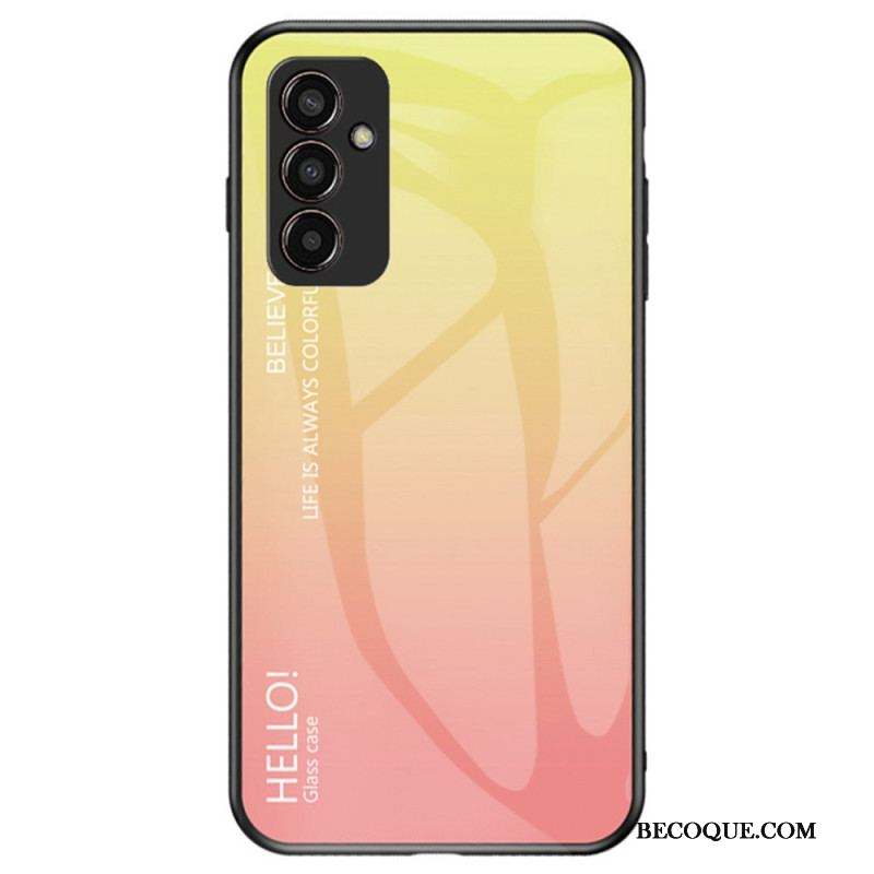 Coque Samsung Galaxy M13 Verre Trempé Hello