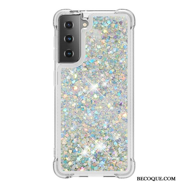 Coque Samsung Galaxy S21 5G Désires Paillettes