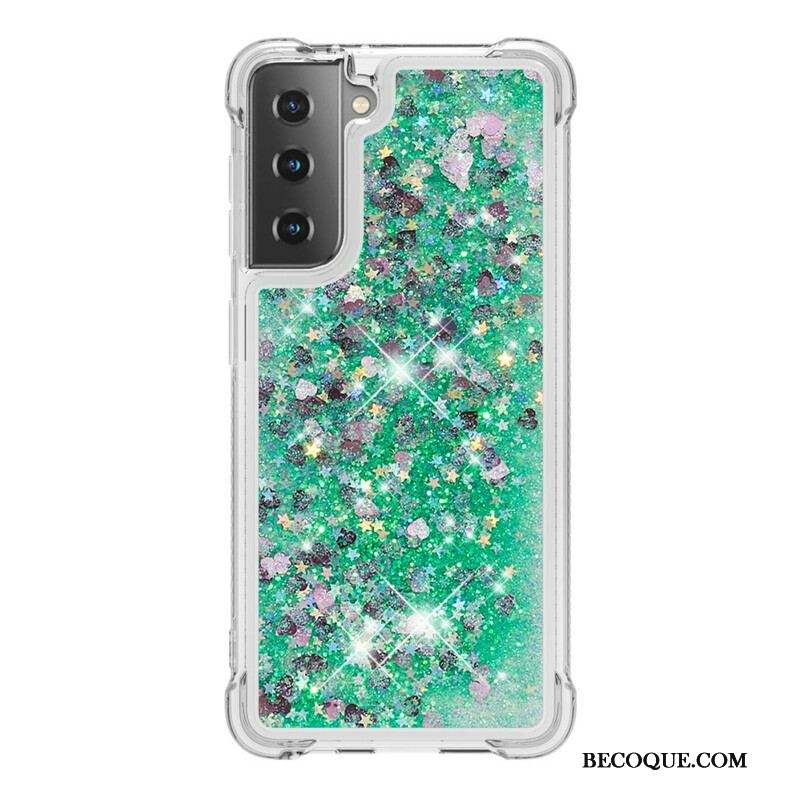 Coque Samsung Galaxy S21 5G Désires Paillettes