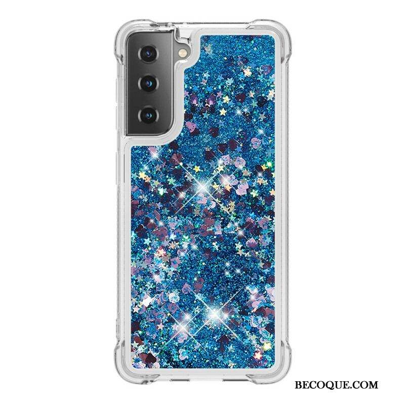 Coque Samsung Galaxy S21 5G Désires Paillettes