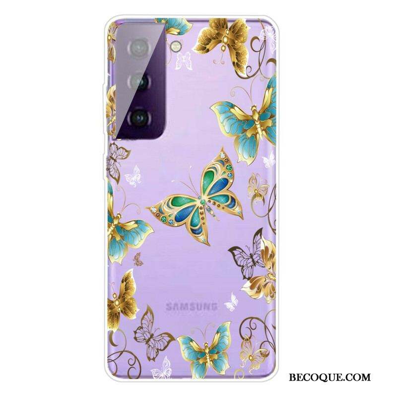 Coque Samsung Galaxy S21 5G Papillons Design