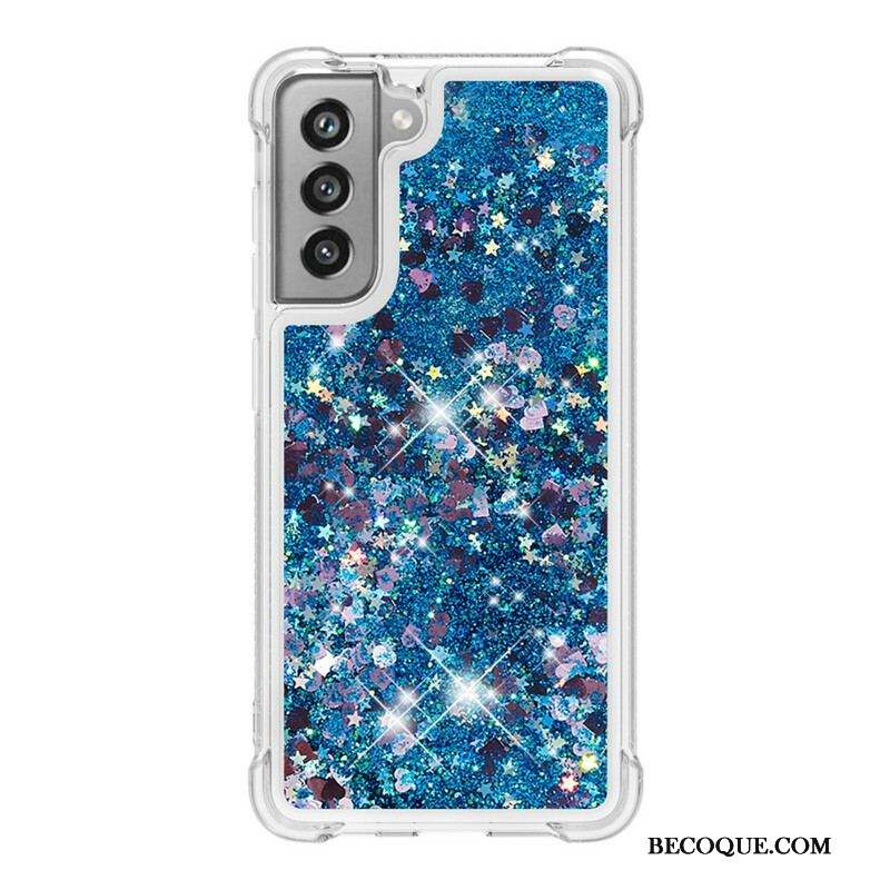 Coque Samsung Galaxy S21 FE Désires Paillettes