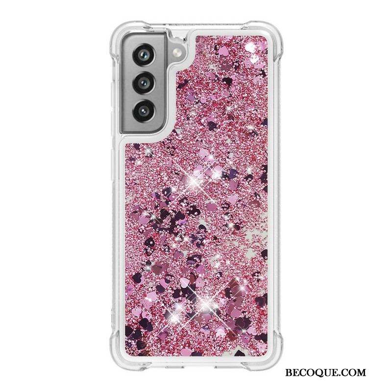 Coque Samsung Galaxy S21 FE Désires Paillettes