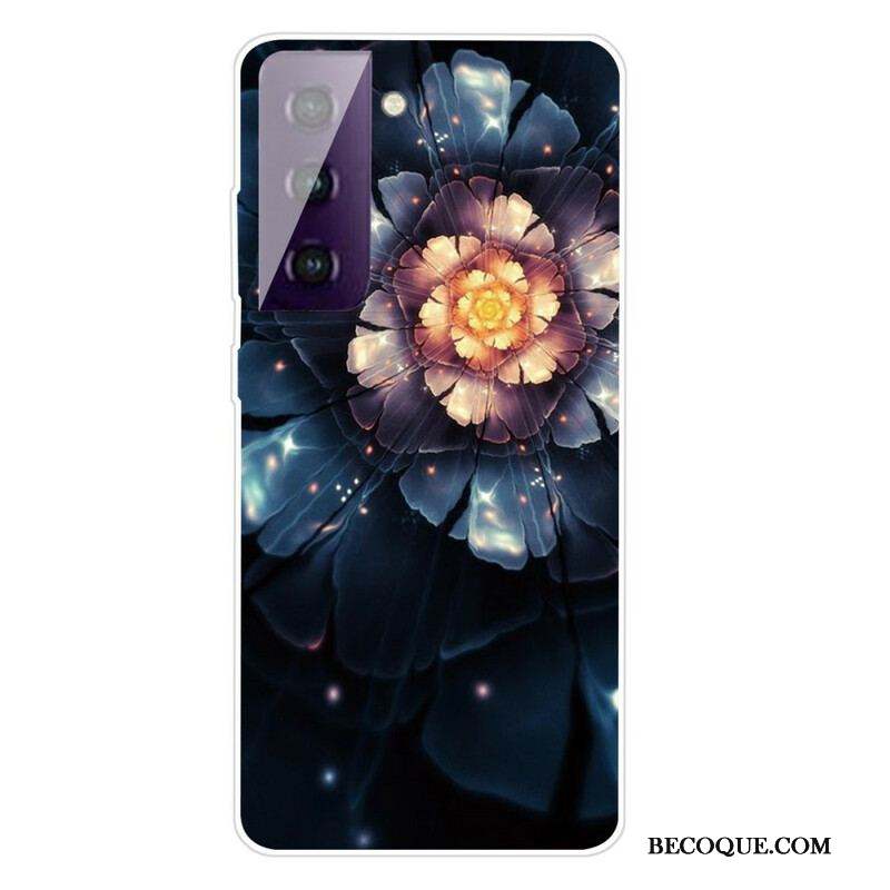 Coque Samsung Galaxy S21 FE Flexible Fleurs