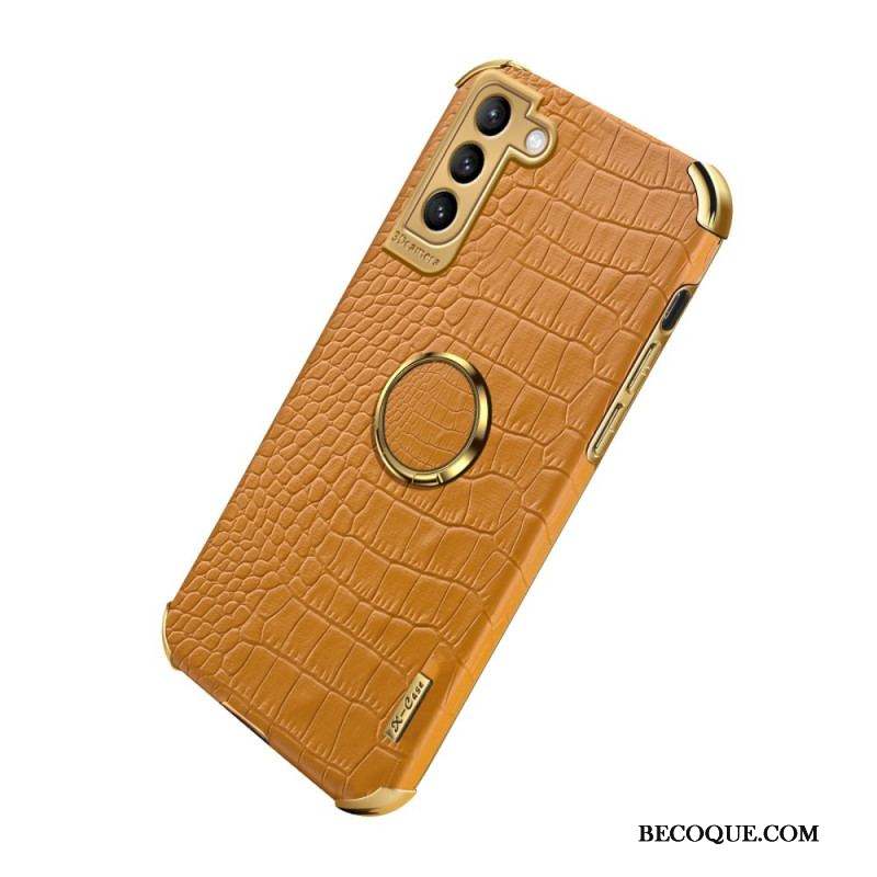 Coque Samsung Galaxy S21 Plus 5G X-CASE Effet Peau Crocodile