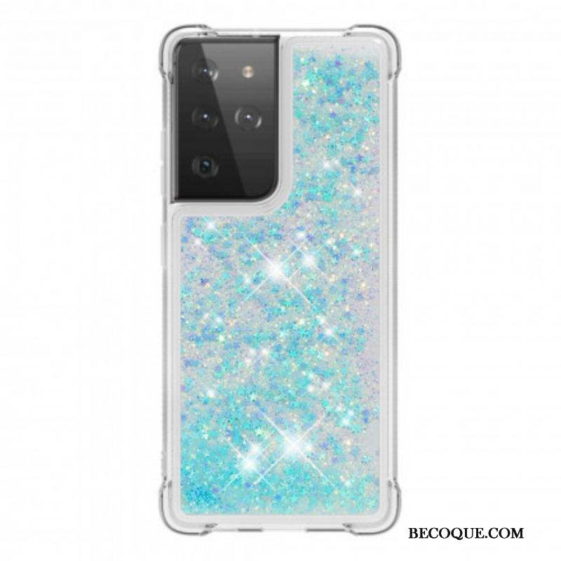 Coque Samsung Galaxy S21 Ultra 5G Désires Paillettes