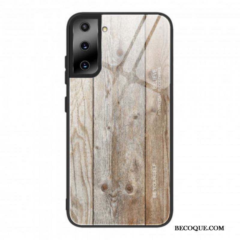 Coque Samsung Galaxy S21 Ultra 5G Verre Trempé Design Bois