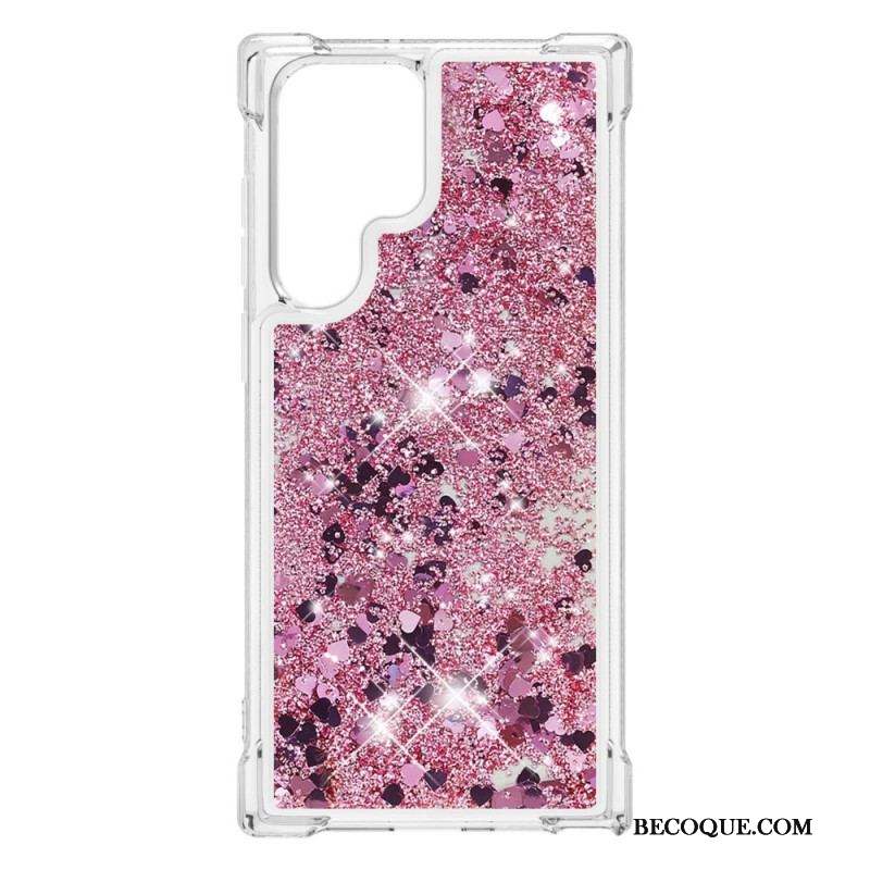 Coque Samsung Galaxy S22 Ultra 5G Désires Paillettes