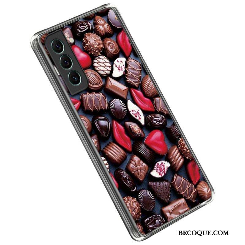 Coque Samsung Galaxy S23 5G Flexible Chocolat