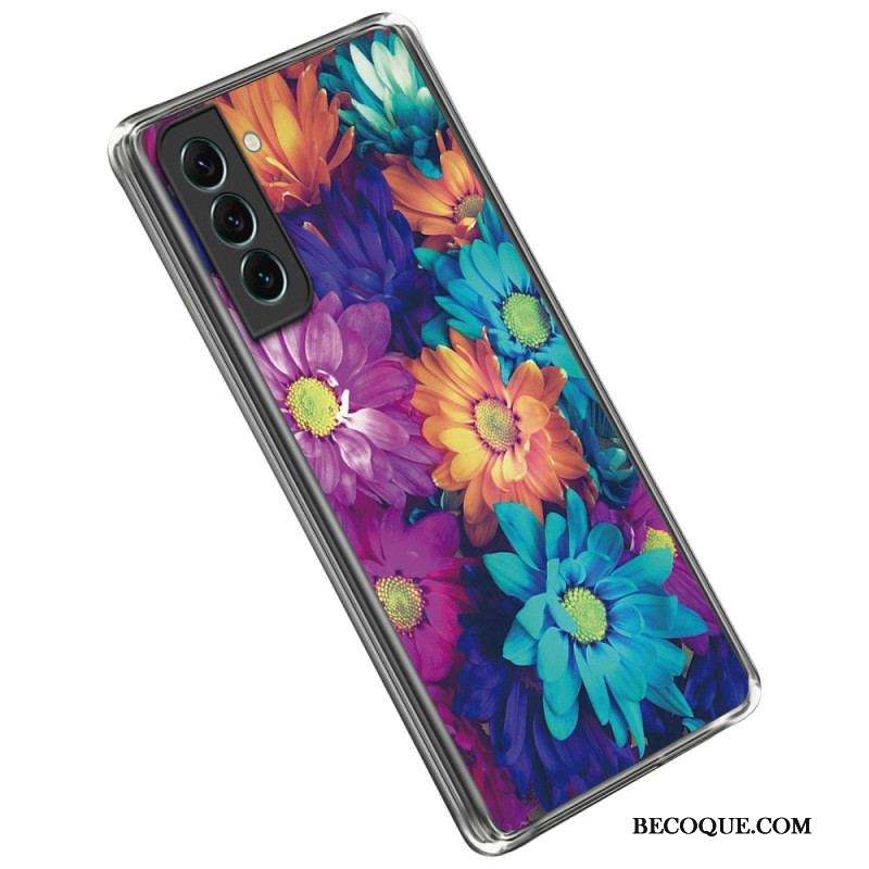 Coque Samsung Galaxy S23 5G Flexible Fleurs