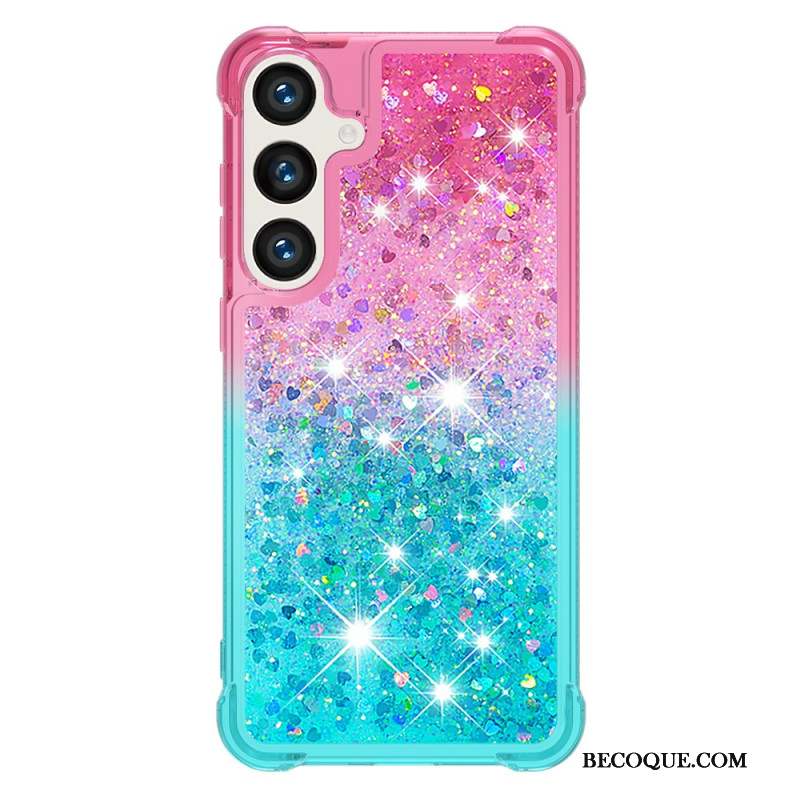 Coque Samsung Galaxy S24 5G Dégradé Paillettes