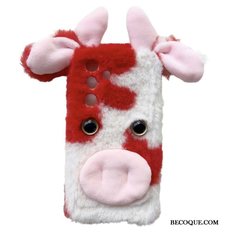 Coque Samsung Galaxy S24 5G Vache Peluche