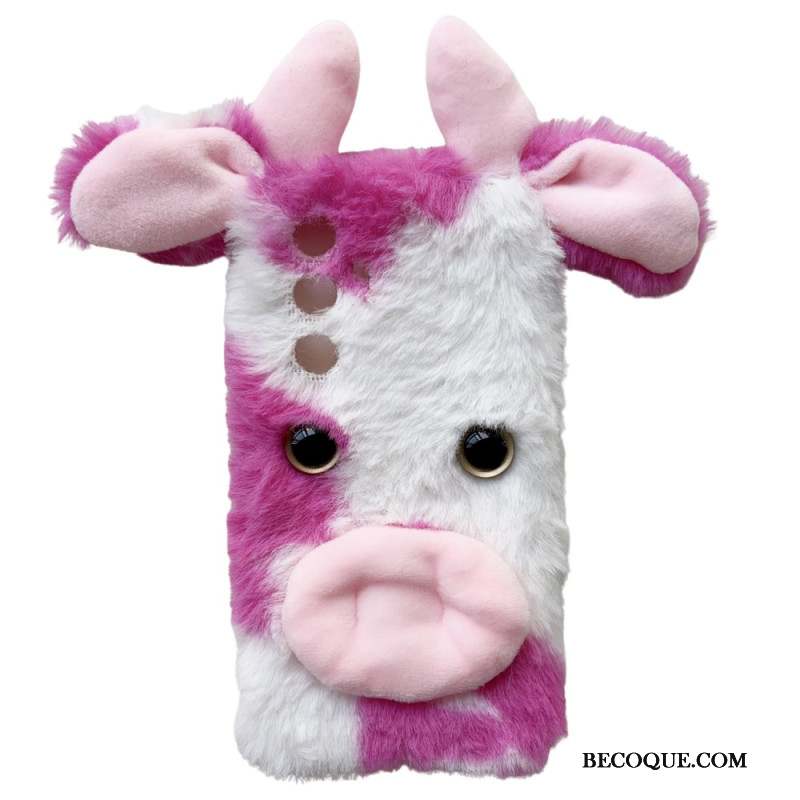 Coque Samsung Galaxy S24 5G Vache Peluche