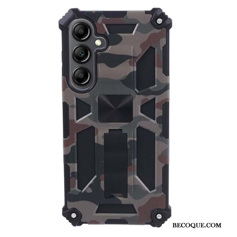 Coque Samsung Galaxy S24 5G avec Support Camouflage