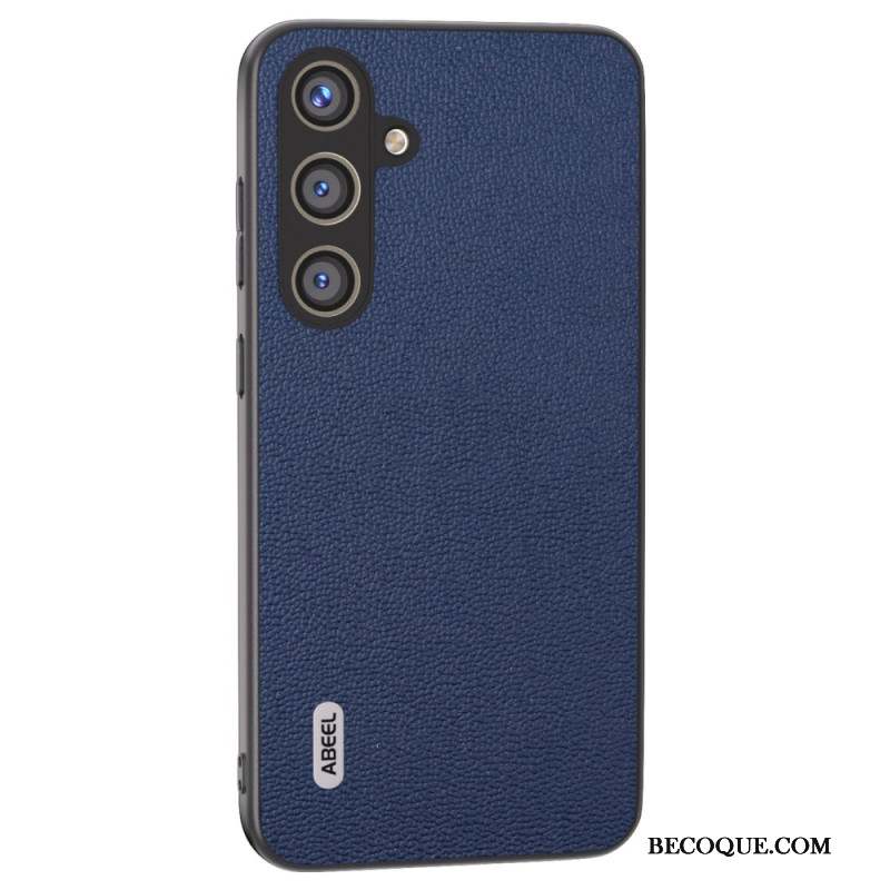 Coque Samsung Galaxy S24 Plus 5G Effet Cuir Litchi ABEEL