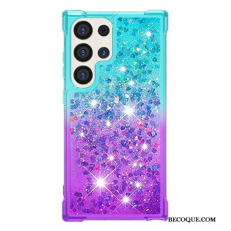 Coque Samsung Galaxy S24 Ultra 5G Paillettes Liquides