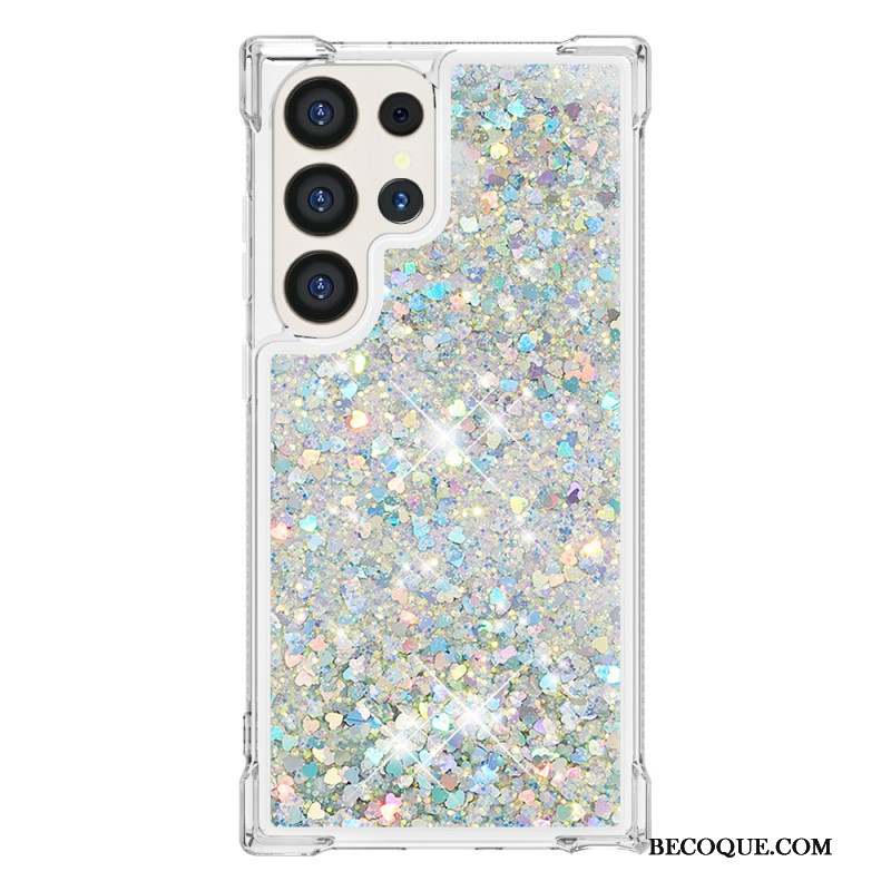 Coque Samsung Galaxy S24 Ultra 5G Paillettes Scintillantes