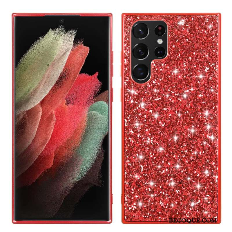 Coque Samsung Galaxy S24 Ultra 5G Paillettes Éclatantes