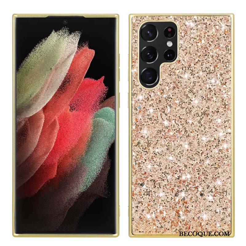 Coque Samsung Galaxy S24 Ultra 5G Paillettes Éclatantes