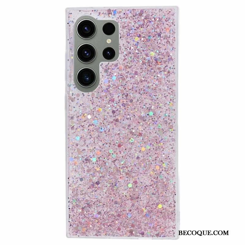 Coque Samsung Galaxy S24 Ultra 5G Paillettes Élégantes