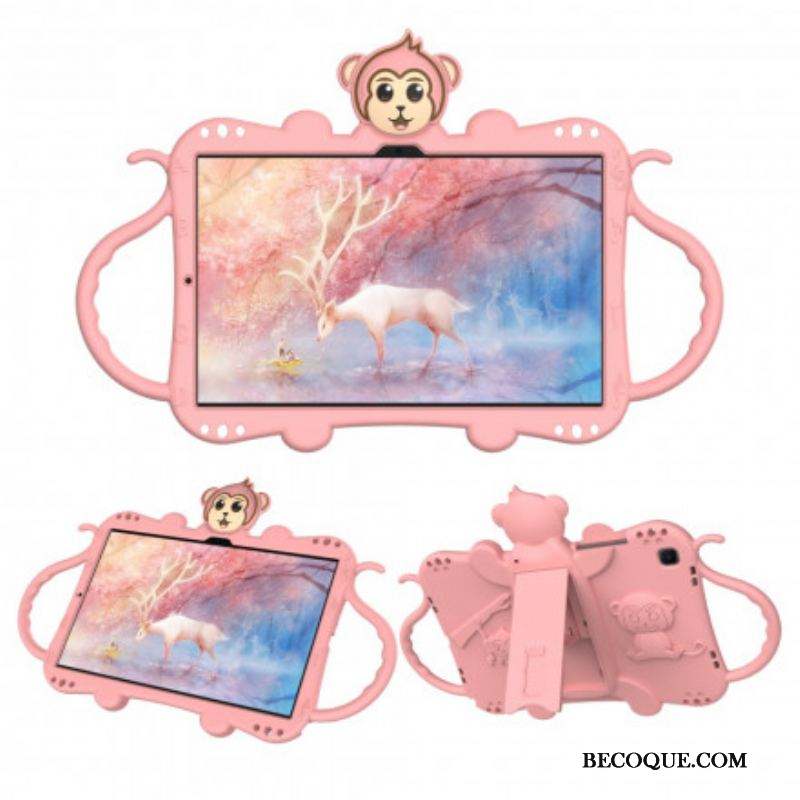 Coque Samsung Galaxy Tab A7 (2020) Multi-Fonctionnelle Singe