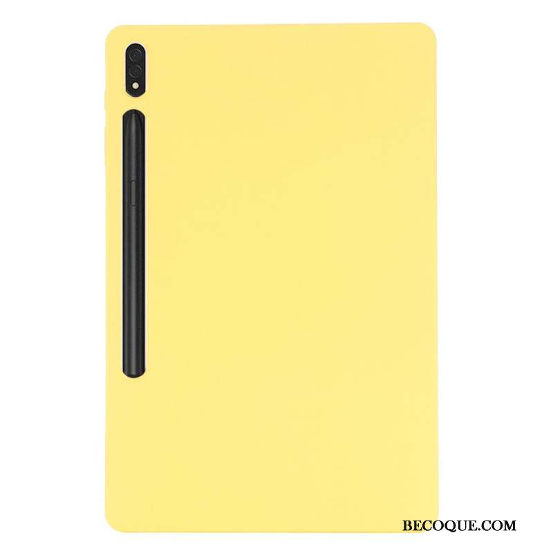 Coque Samsung Galaxy Tab S9 FE Plus Silicone Liquide