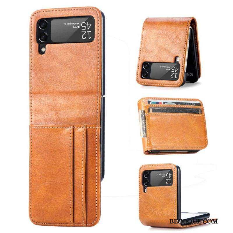 Coque Samsung Galaxy Z Flip 3 5G Style Cuir Portefeuille