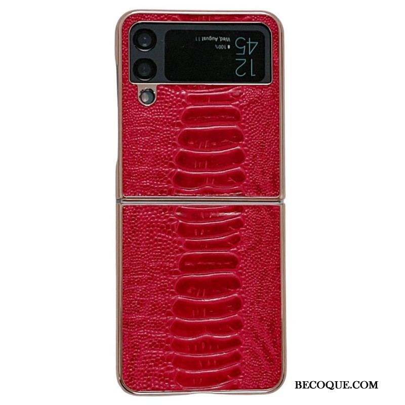 Coque Samsung Galaxy Z Flip 4 Design Crocodile