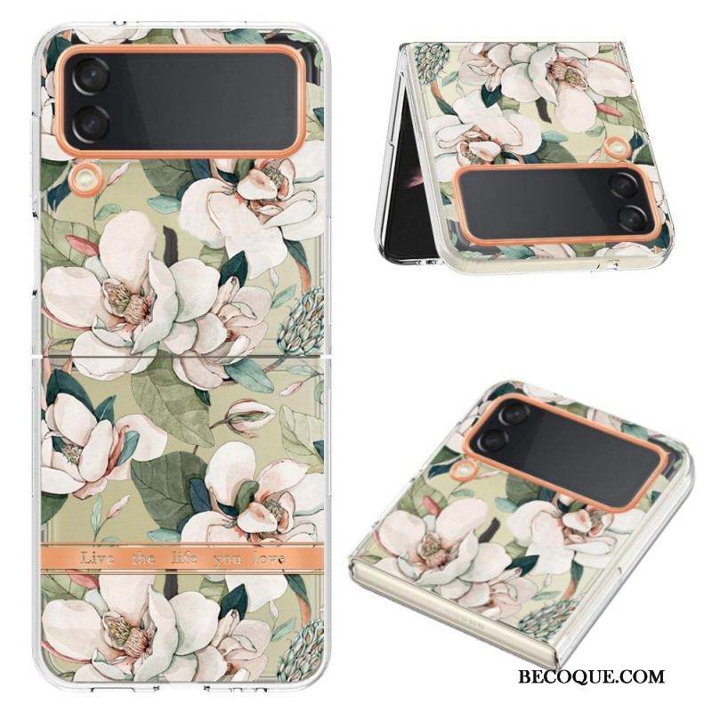 Coque Samsung Galaxy Z Flip 4 Florale