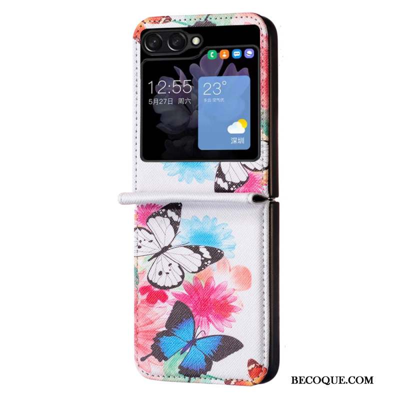 Coque Samsung Galaxy Z Flip 5 Papillons