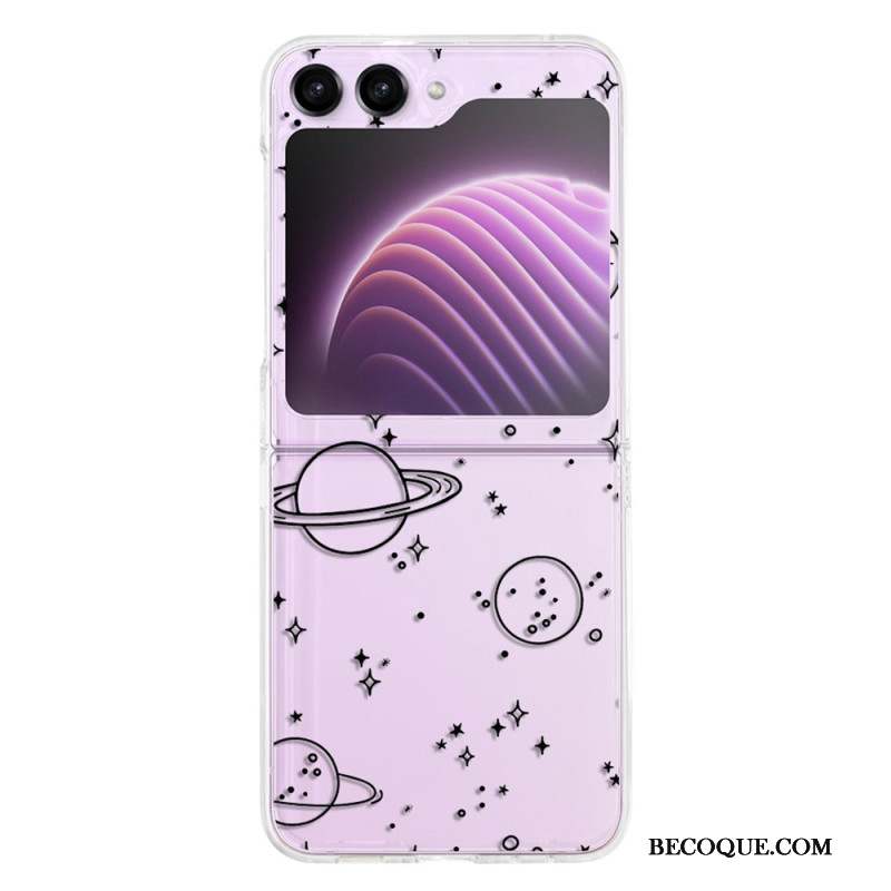 Coque Samsung Galaxy Z Flip 5 Transparente Ciel