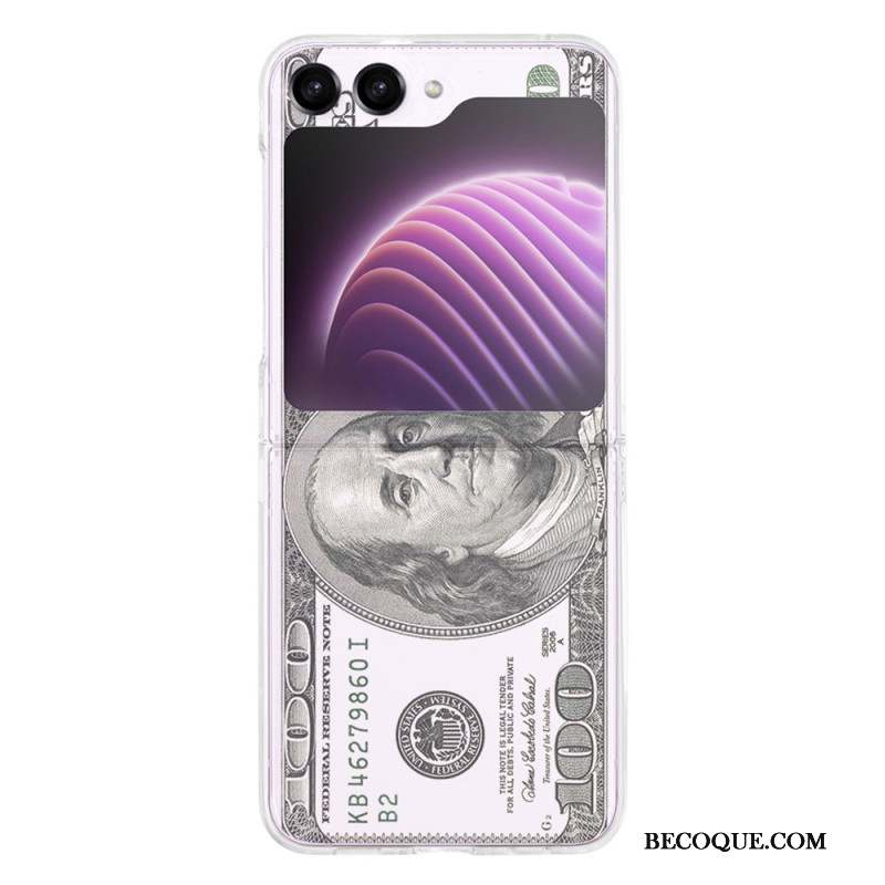 Coque Samsung Galaxy Z Flip 5 Transparente Money Money