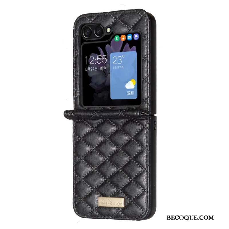 Coque Samsung Galaxy Z Flip 6 Matelassée BINFEN COLOR