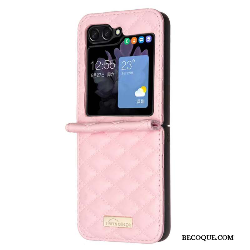 Coque Samsung Galaxy Z Flip 6 Matelassée BINFEN COLOR