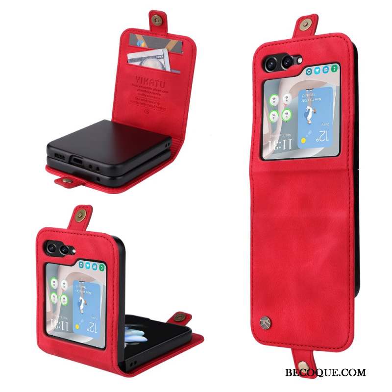 Coque Samsung Galaxy Z Flip 6 Porte-Cartes YIKATU