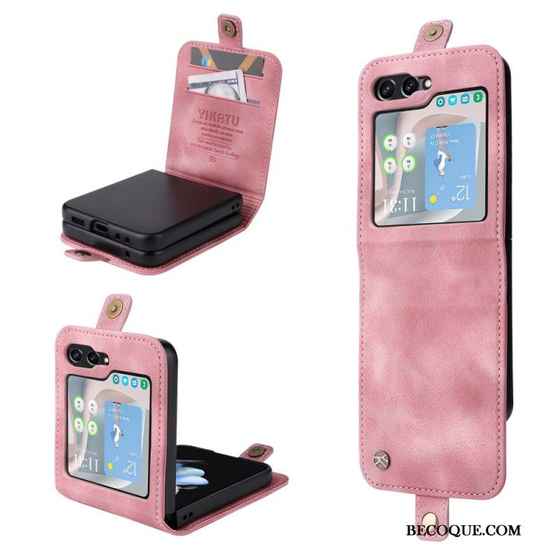 Coque Samsung Galaxy Z Flip 6 Porte-Cartes YIKATU