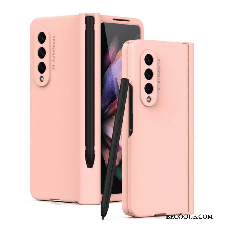 Coque Samsung Galaxy Z Fold 3 5G Protecteur Écran et Porte-Stylet