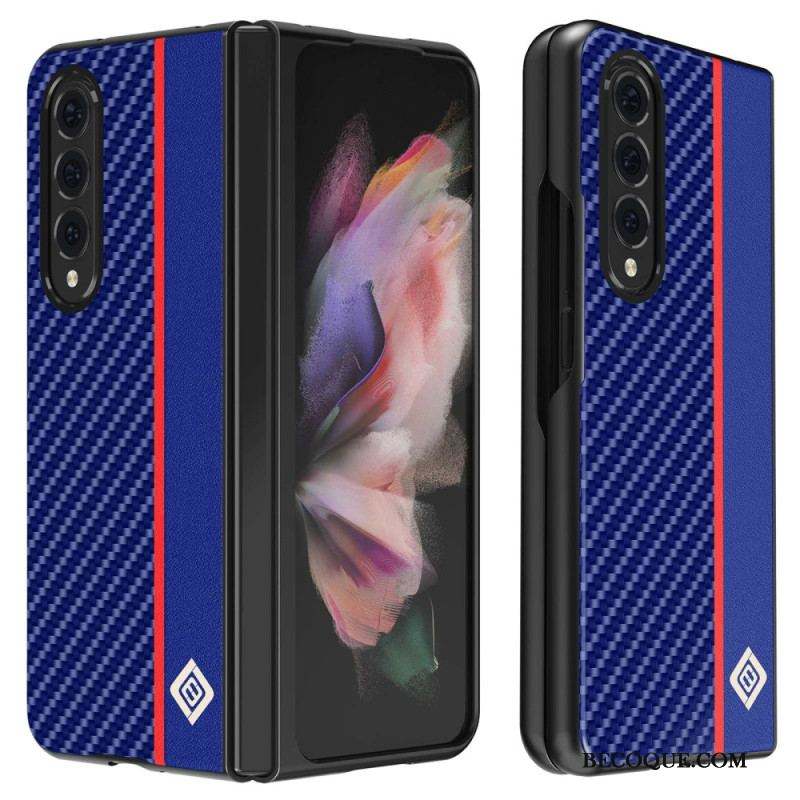 Coque Samsung Galaxy Z Fold 4 Fibre de Carbone Line Lc. Imeeke