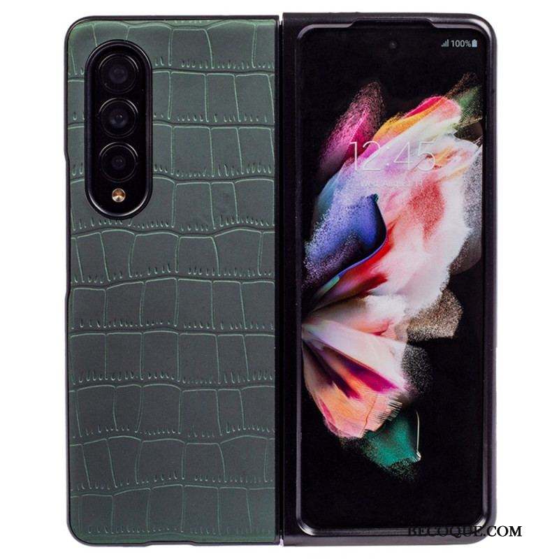 Coque Samsung Galaxy Z Fold 4 Relief Croco