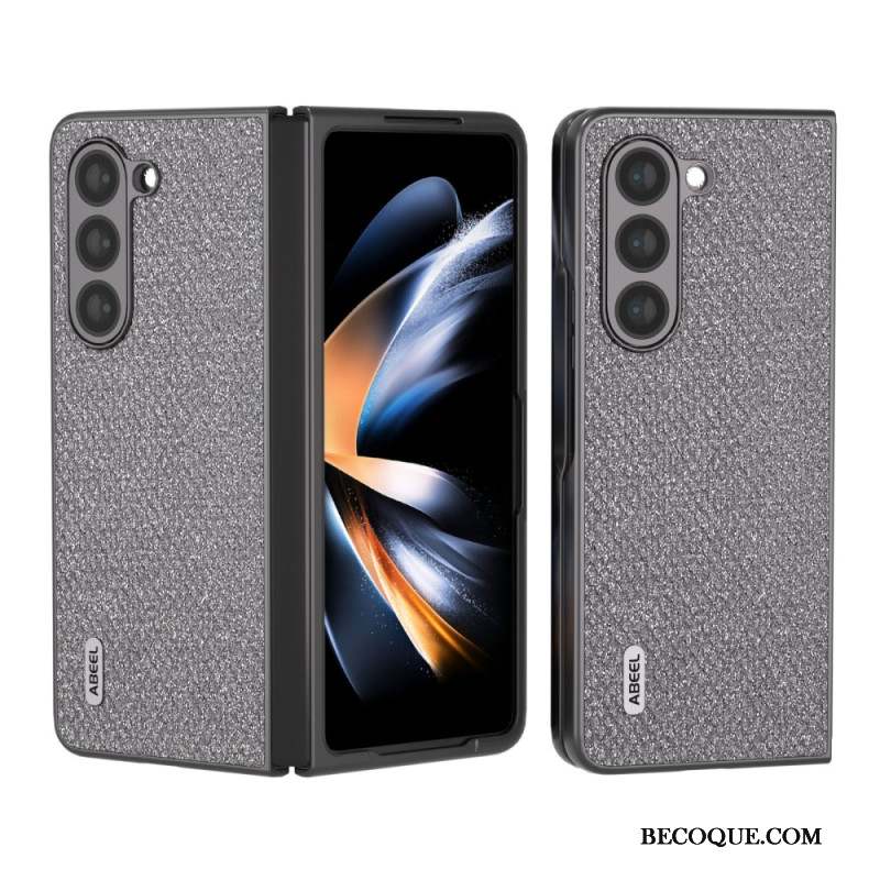 Coque Samsung Galaxy Z Fold 5 Simili Cuir ABEEL