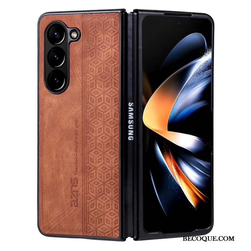 Coque Samsung Galaxy Z Fold 5 Simili Cuir AZNS