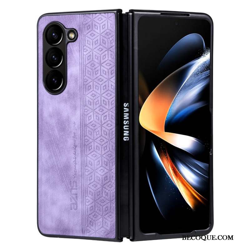 Coque Samsung Galaxy Z Fold 5 Simili Cuir AZNS