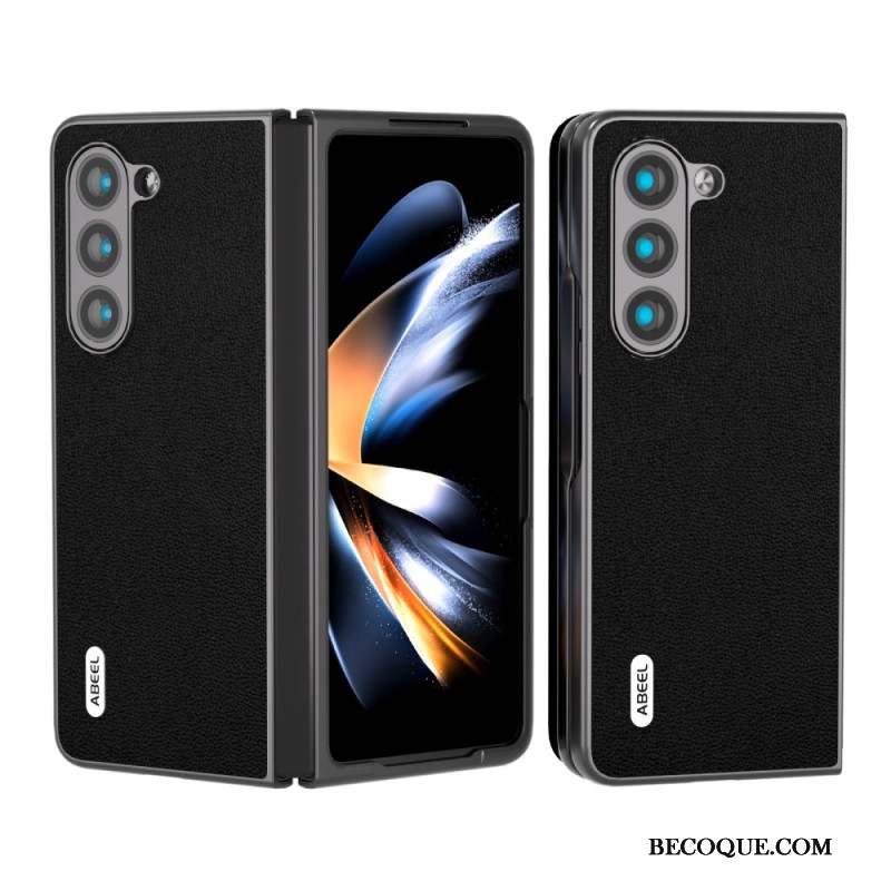 Coque Samsung Galaxy Z Fold 5 Vrai Cuir ABEEL