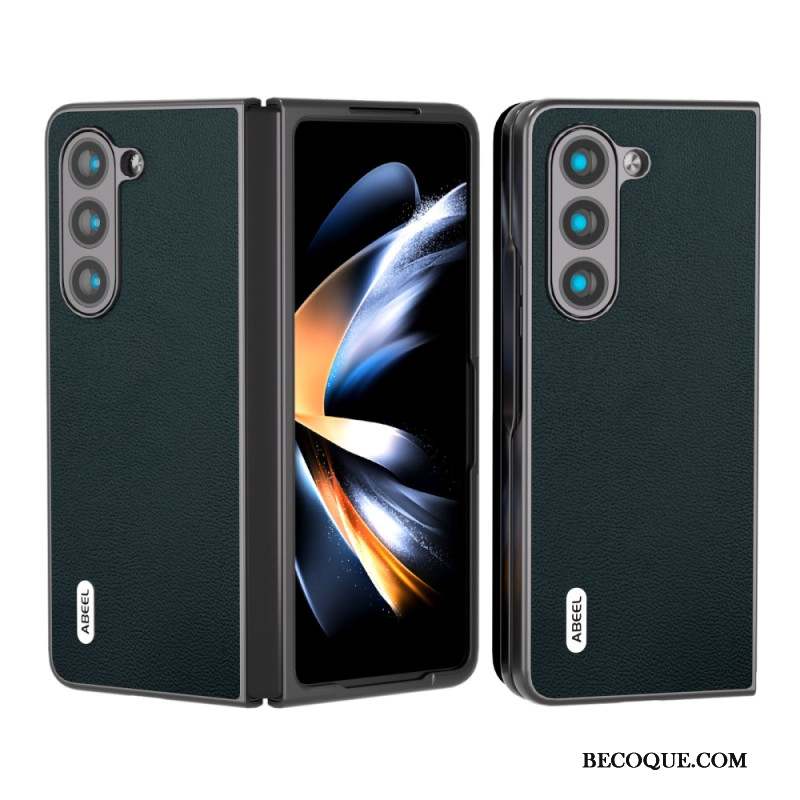 Coque Samsung Galaxy Z Fold 5 Vrai Cuir ABEEL